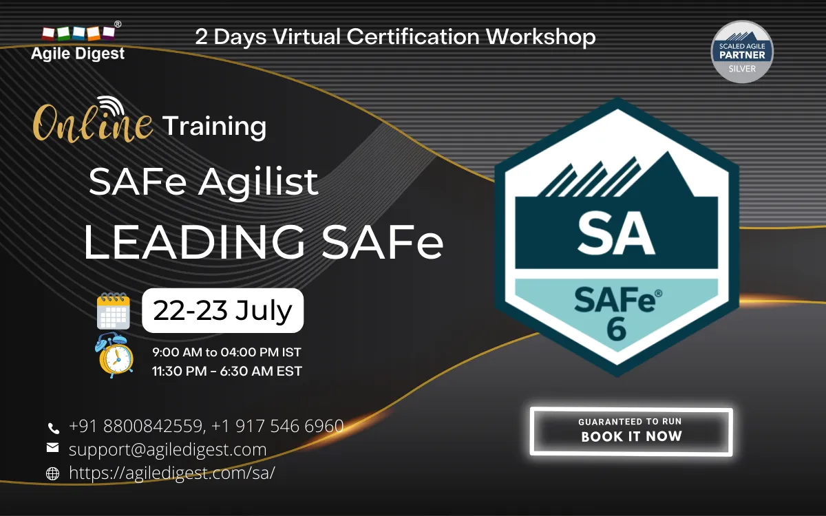 SAFE AGILIST (SA) / LEADING SAFE 6.0 - 22 and 23 July