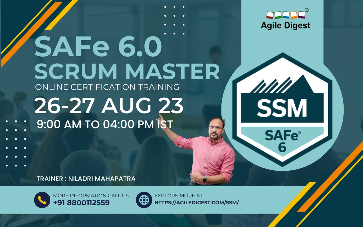 SAFE SCRUM MASTER (SSM) 6.0 (26-27 August)