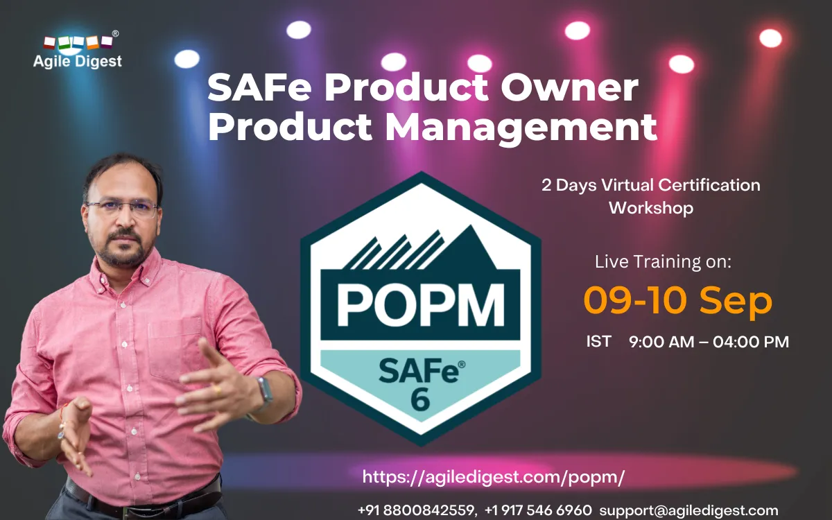 SAFE PRODUCT OWNER/PRODUCT MANAGER (POPM) 6.0 