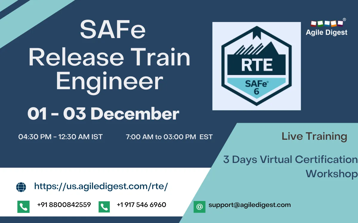 SAFE RELEASE TRAIN ENGINEER 6.0 (01-03 December)