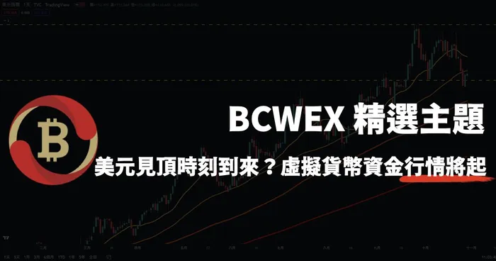BCWEX 精選主題｜利率預期鬆動，美元見頂加密貨幣黎明將至？